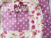 22 Lilac Polka Dot Rose Country Style Apron