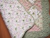 Green Floral Patchwork Non-Slip Quilted Cotton Mat