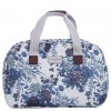 Blue Roses Oilcloth Holiday Bag