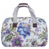 Ancient Flowers Oilcloth Holiday Bag