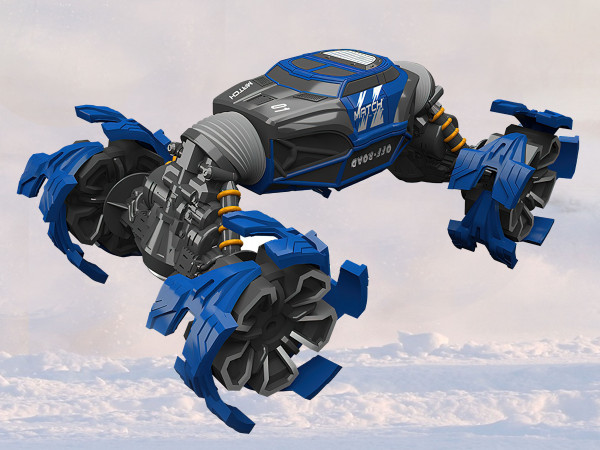 Stunt Snowflake Wheel Car (BLUE)