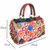 Handmade Flower Patchwork Leather bag