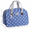 Sky Blue Spot Weekender Tote Bag