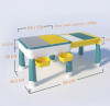Multipurpose Children Activity Table with 1 chair 100 Pieces Blocks