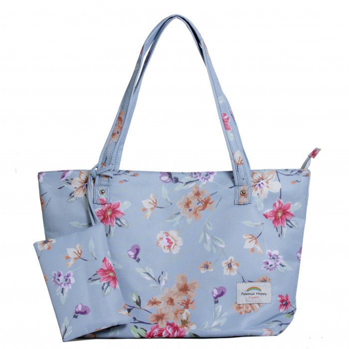 Pale_Blue_Floral_Handbag_Matching_Purse