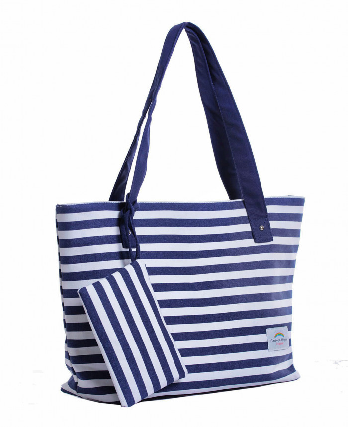 Navy_Blue_White_Stripe_Canvas_Tote_Bag_with_Matching_Purse