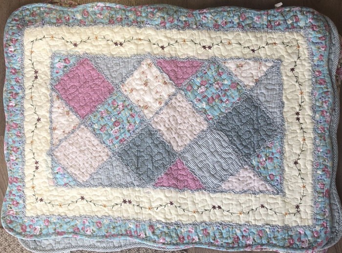 Turquoise_Blue_Pink_Embroidered_Patchwork_Non_Slip_Quilted_Cotto